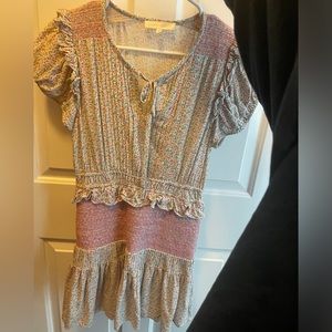 Loveshackfancy floral mini dress.